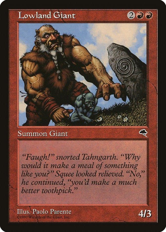 Magic: The Gathering MTG Single Lowland Giant [Tempest]