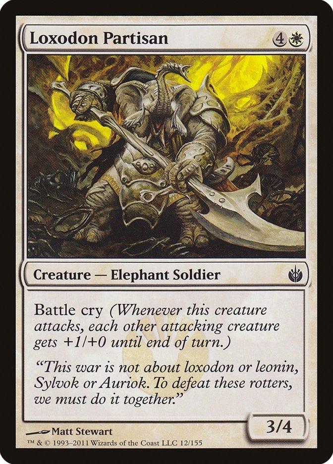 Magic: The Gathering MTG Single Loxodon Partisan [Mirrodin Besieged]