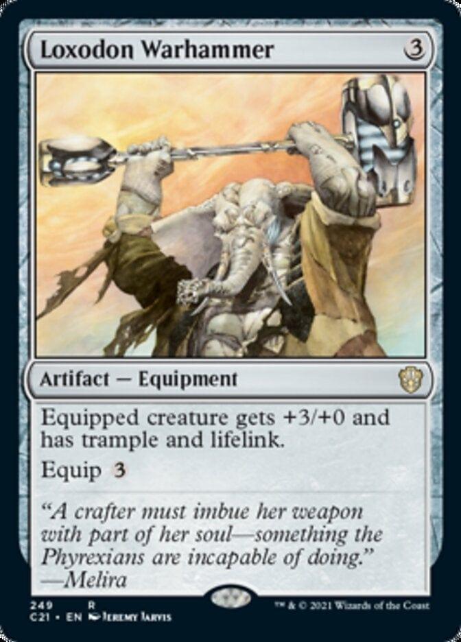 Magic: The Gathering MTG Single Loxodon Warhammer [Commander 2021]