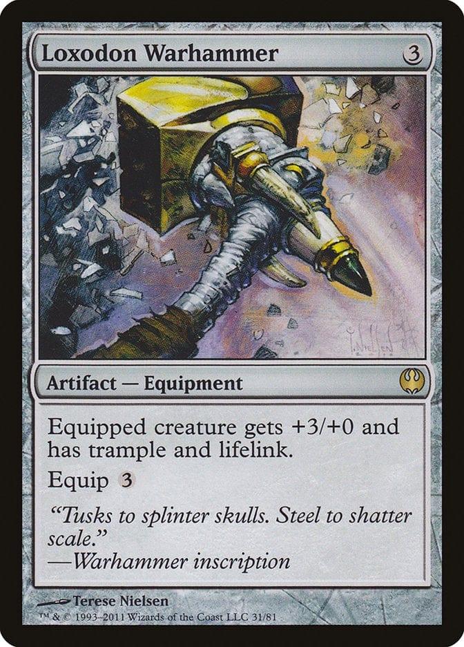 Magic: The Gathering MTG Single Loxodon Warhammer [Duel Decks: Knights vs. Dragons]