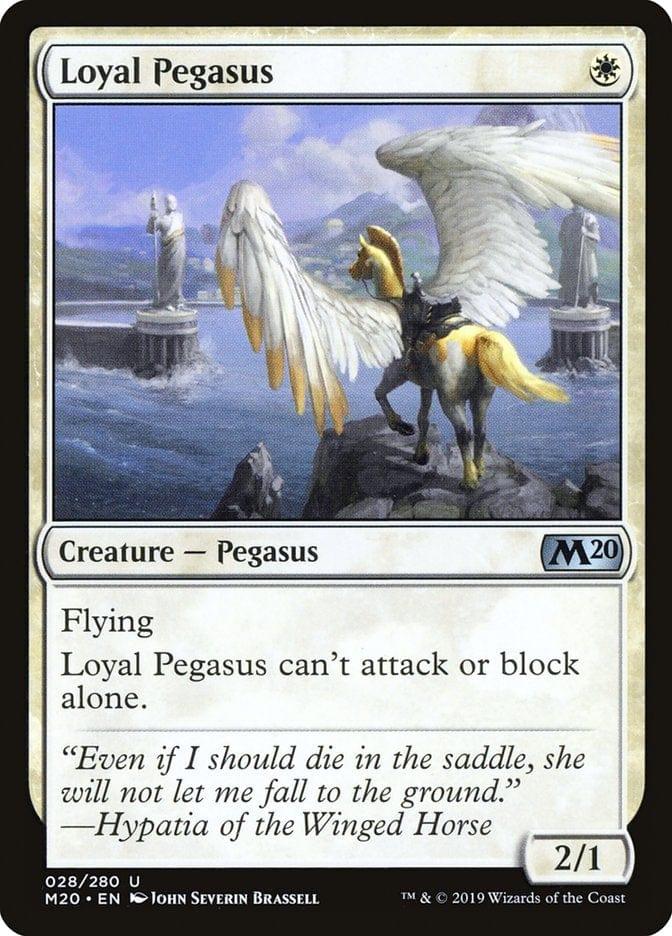 Magic: The Gathering MTG Single Loyal Pegasus [Core Set 2020]