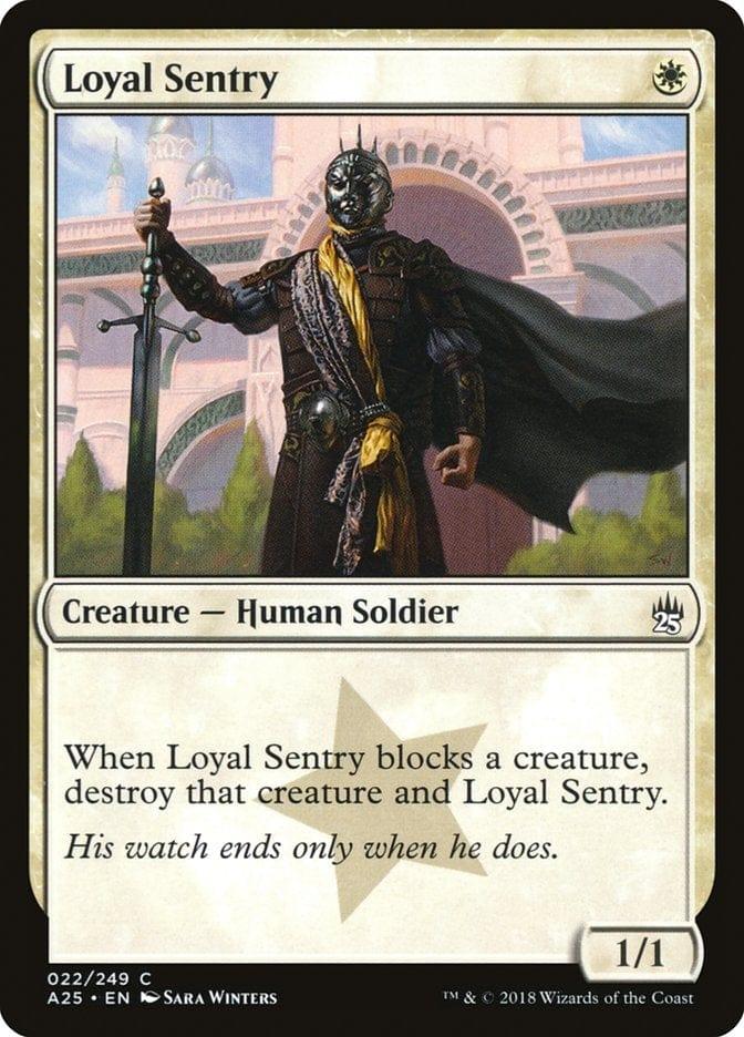 Magic: The Gathering MTG Single Loyal Sentry [Masters 25]