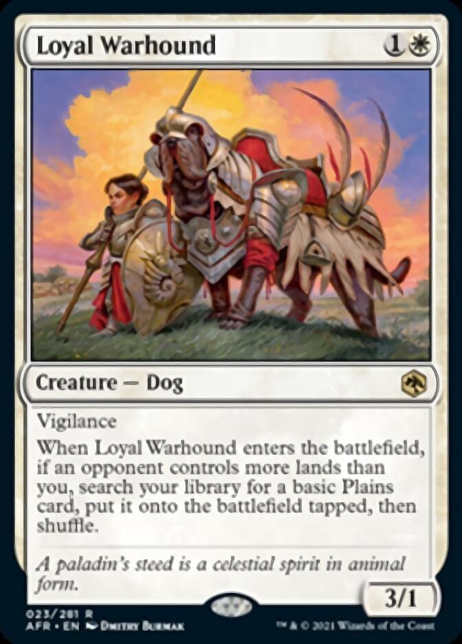 Magic: The Gathering MTG Single Loyal Warhound [Dungeons & Dragons: Adventures in the Forgotten Realms]