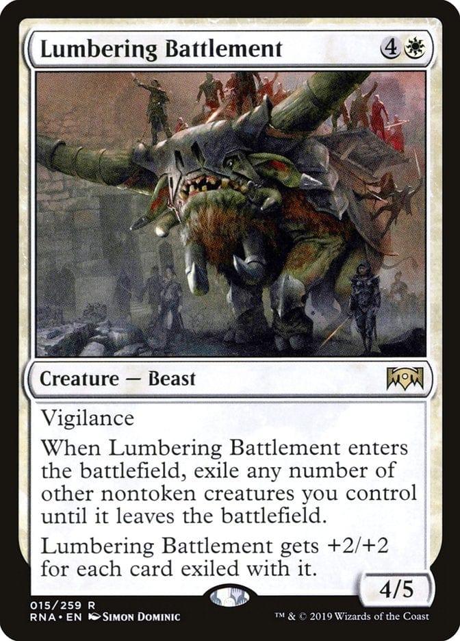 Magic: The Gathering MTG Single Lumbering Battlement [Ravnica Allegiance]