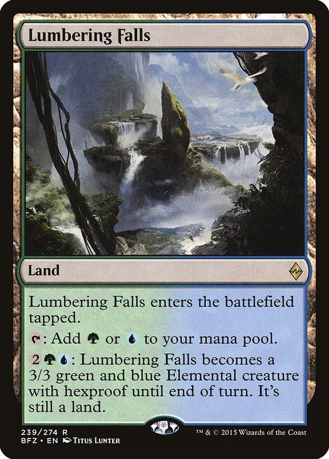 Magic: The Gathering MTG Single Lumbering Falls [Battle for Zendikar]