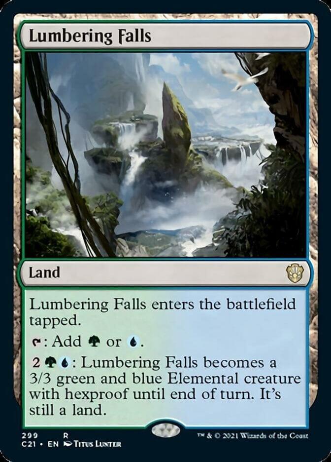 Magic: The Gathering MTG Single Lumbering Falls [Commander 2021]