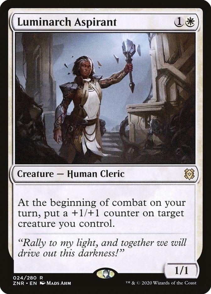 Magic: The Gathering MTG Single Luminarch Aspirant [Zendikar Rising]