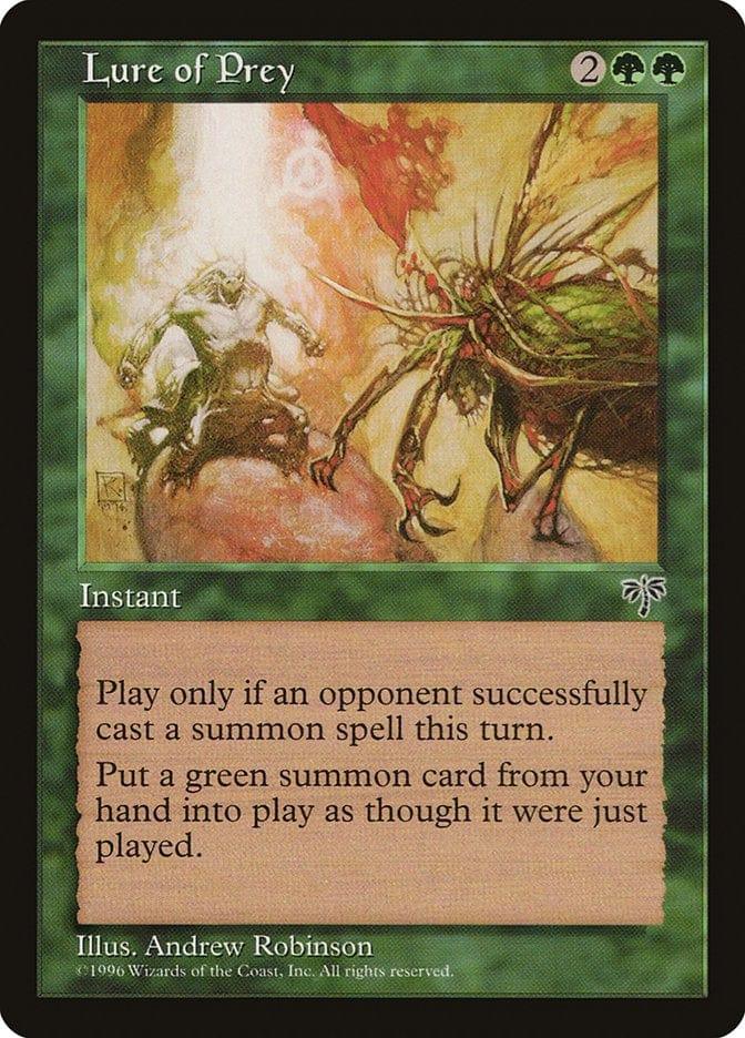 Magic: The Gathering MTG Single Lure of Prey [Mirage]