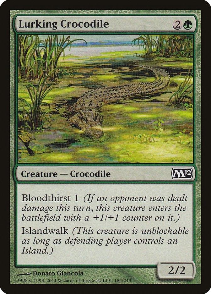 Magic: The Gathering MTG Single Lurking Crocodile [Magic 2012]