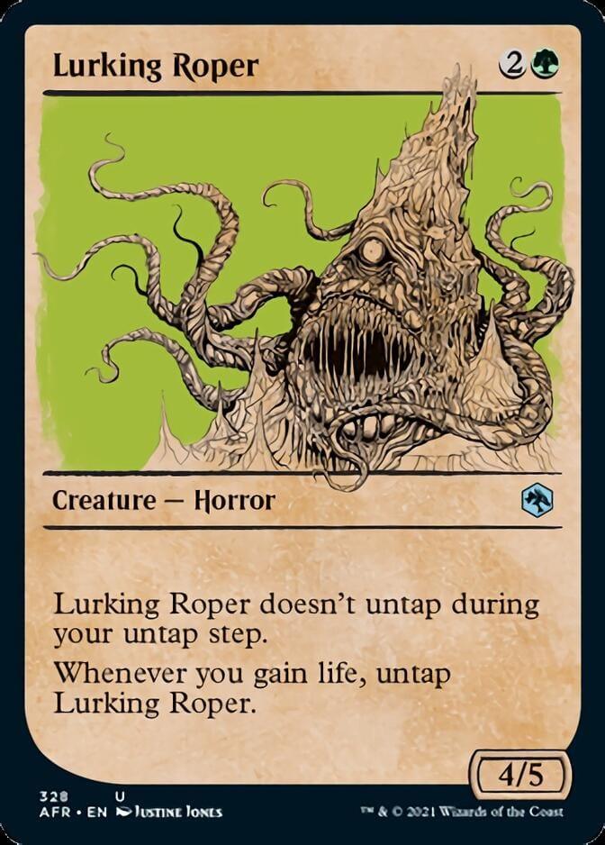 Magic: The Gathering MTG Single Lurking Roper (Showcase) [Dungeons & Dragons: Adventures in the Forgotten Realms]