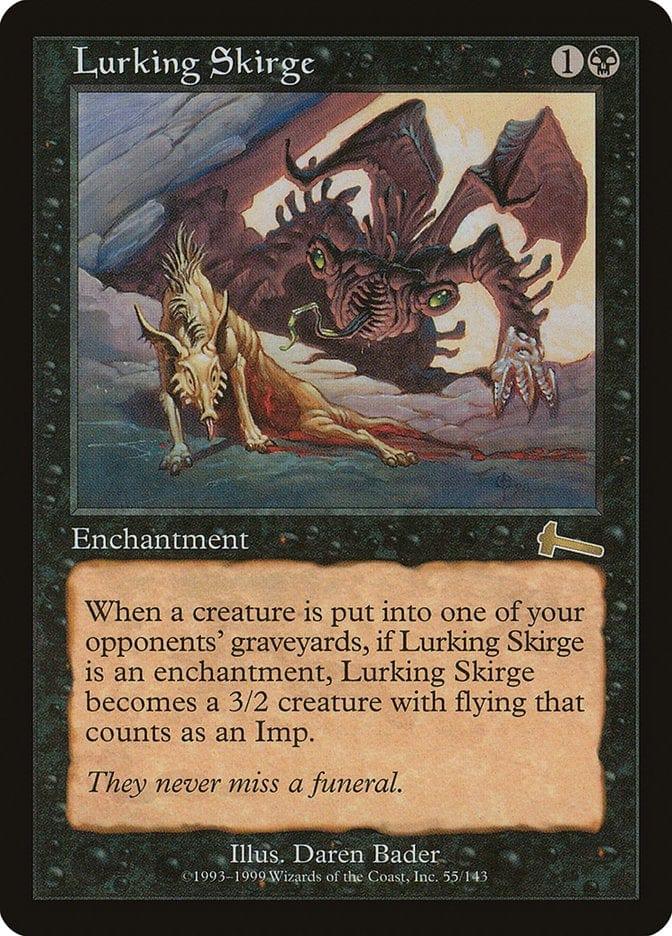 Magic: The Gathering MTG Single Lurking Skirge [Urza's Legacy]