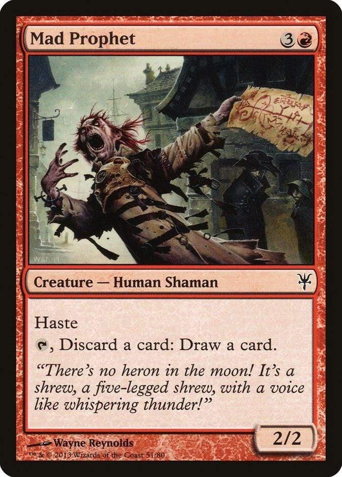 Magic: The Gathering MTG Single Mad Prophet [Duel Decks: Sorin vs. Tibalt]