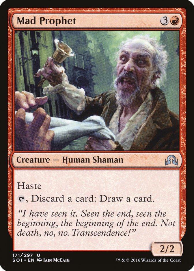 Magic: The Gathering MTG Single Mad Prophet [Shadows over Innistrad]