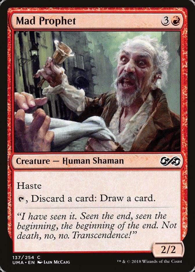 Magic: The Gathering MTG Single Mad Prophet [Ultimate Masters]
