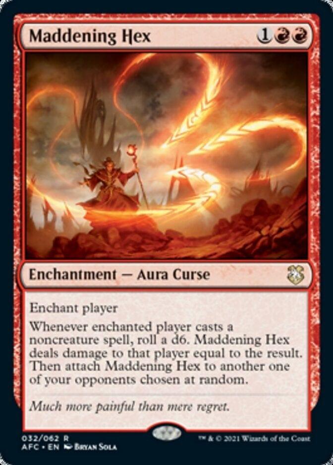 Magic: The Gathering MTG Single Maddening Hex [Dungeons & Dragons: Adventures in the Forgotten Realms Commander]
