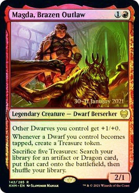 Magic: The Gathering MTG Single Magda, Brazen Outlaw  [Kaldheim Prerelease Promos]