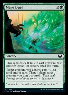 Magic: The Gathering MTG Single Mage Duel [Strixhaven: School of Mages]