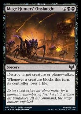 Magic: The Gathering MTG Single Mage Hunters' Onslaught [Strixhaven: School of Mages]