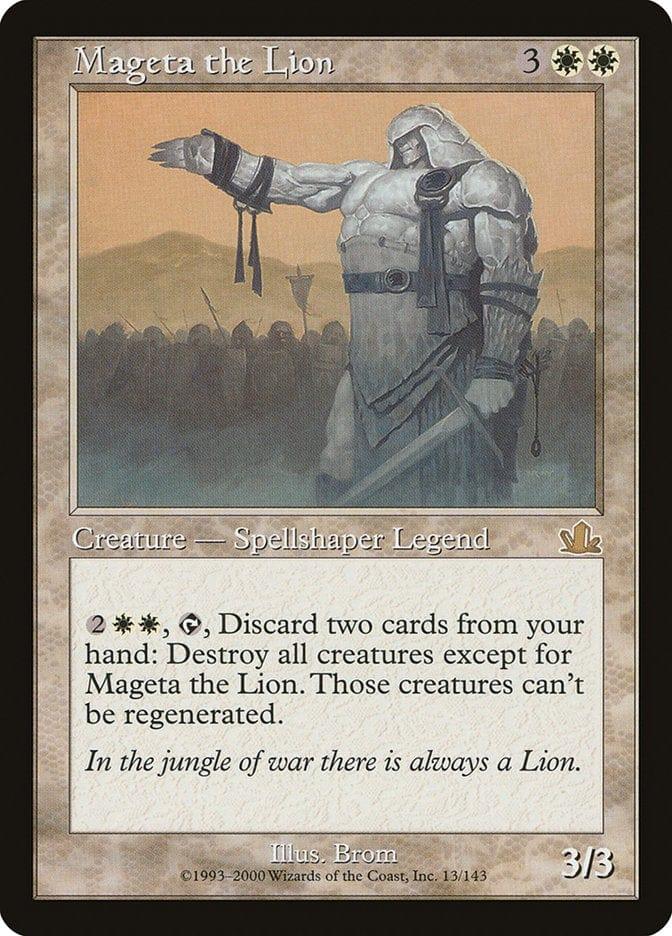 Magic: The Gathering MTG Single Mageta the Lion [Prophecy]