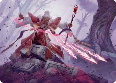 Magic: The Gathering MTG Single Magic Missile Art Card [Dungeons & Dragons: Adventures in the Forgotten Realms Art Series]