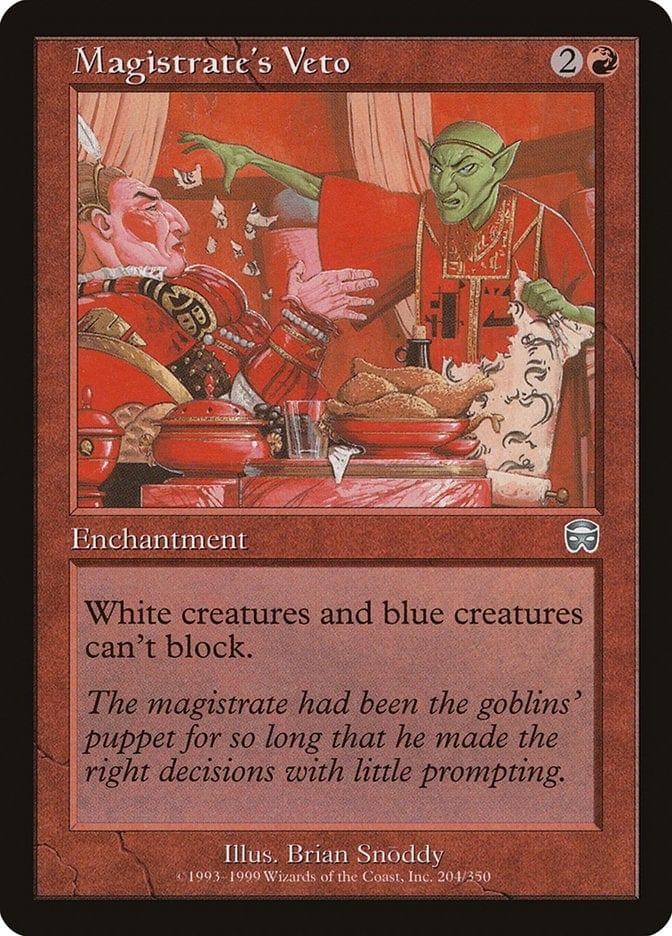 Magic: The Gathering MTG Single Magistrate's Veto [Mercadian Masques]