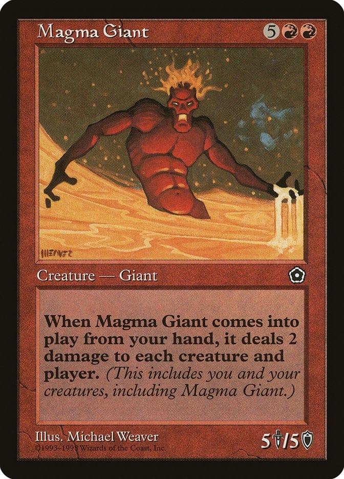 Magic: The Gathering MTG Single Magma Giant [Portal Second Age]