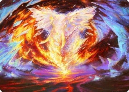 Magic: The Gathering MTG Single Magma Opus Art Card [Strixhaven: School of Mages Art Series]