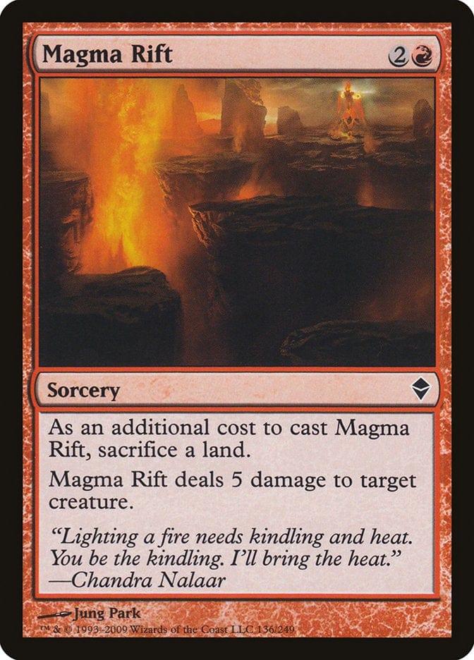 Magic: The Gathering MTG Single Magma Rift [Zendikar]