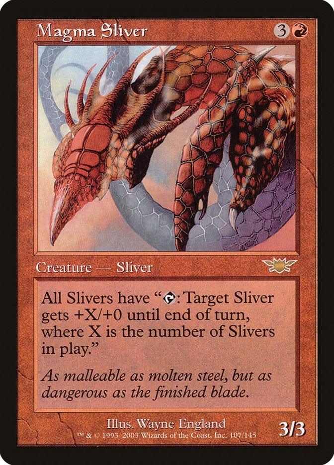 Magic: The Gathering MTG Single Magma Sliver [Legions]
