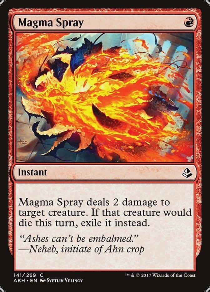 Magic: The Gathering MTG Single Magma Spray [Amonkhet]