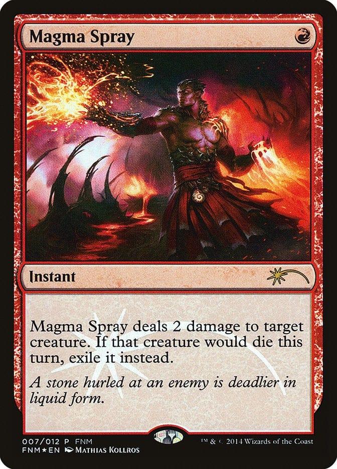 Magic: The Gathering MTG Single Magma Spray [Friday Night Magic 2014]