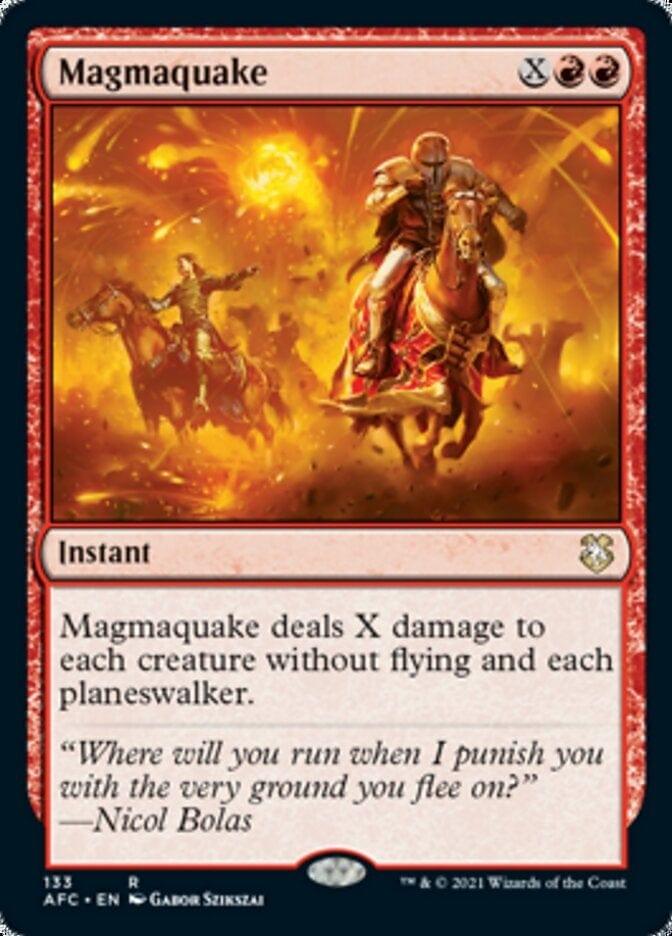 Magic: The Gathering MTG Single Magmaquake [Dungeons & Dragons: Adventures in the Forgotten Realms Commander]