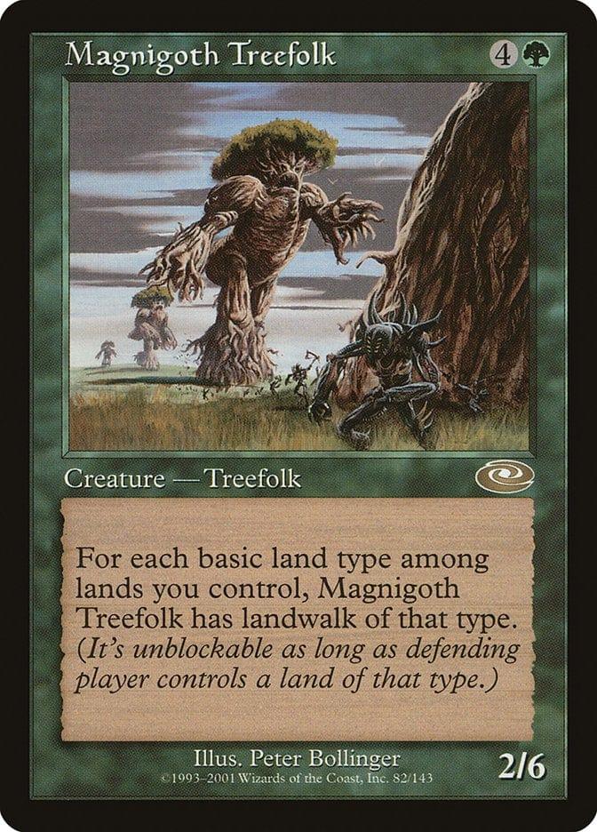 Magic: The Gathering MTG Single Magnigoth Treefolk [Planeshift]