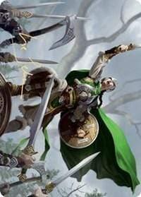 Magic: The Gathering MTG Single Maja, Bretagard Protector Art Card (Gold-Stamped Signature) [Kaldheim: Art Series]