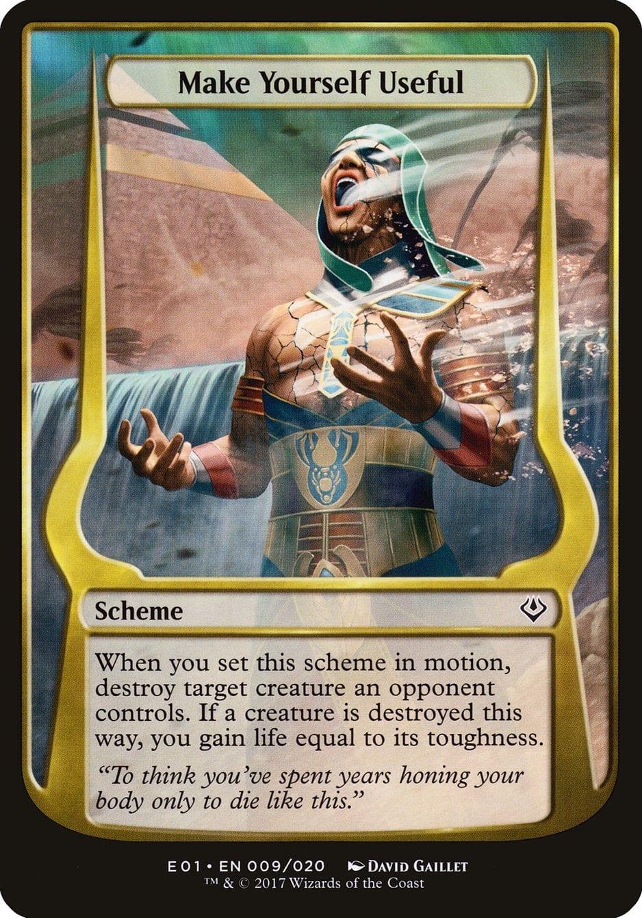 Magic: The Gathering MTG Single Make Yourself Useful (Schemes) [Archenemy: Nicol Bolas Schemes]