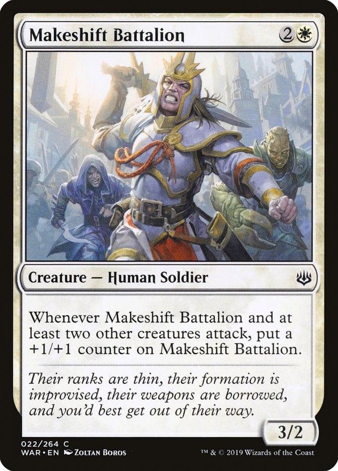 Magic: The Gathering MTG Single Makeshift Battalion [War of the Spark]