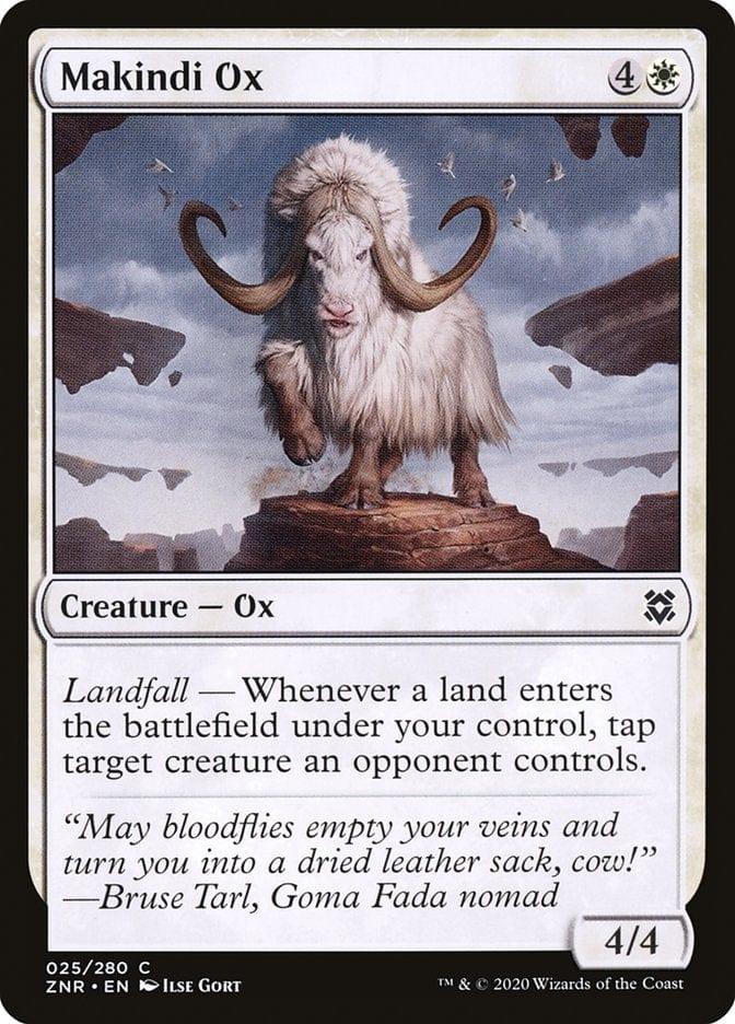 Magic: The Gathering MTG Single Makindi Ox [Zendikar Rising]