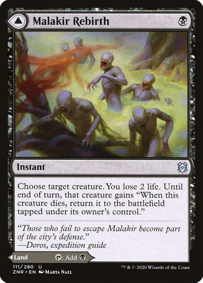 Magic: The Gathering MTG Single Malakir Rebirth // Malakir Mire [Zendikar Rising]