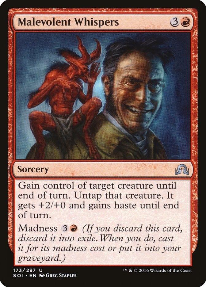 Magic: The Gathering MTG Single Malevolent Whispers [Shadows over Innistrad]