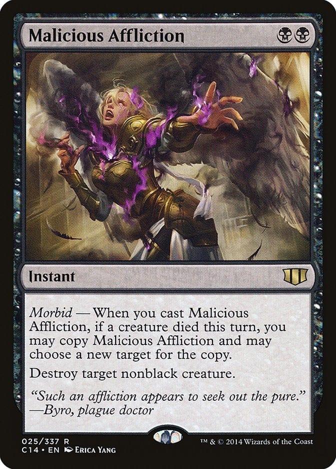 Magic: The Gathering MTG Single Malicious Affliction [Commander 2014]