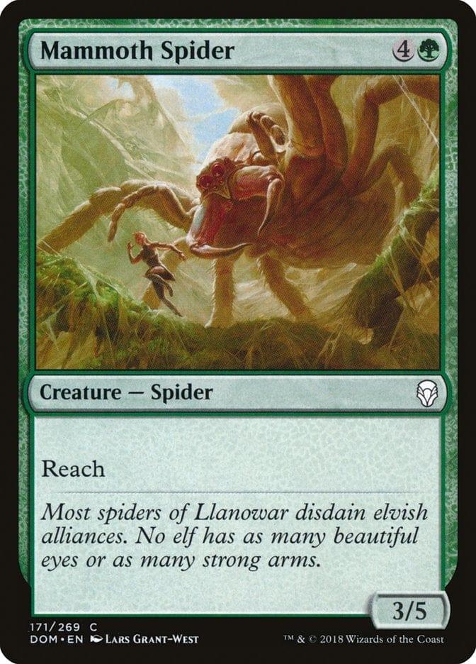Magic: The Gathering MTG Single Mammoth Spider [Dominaria]