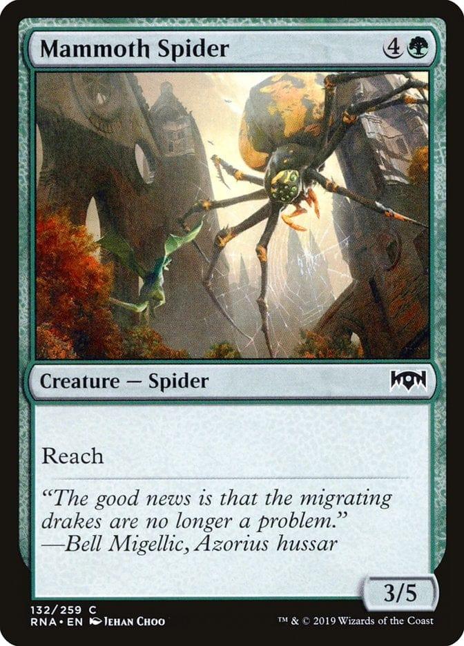 Magic: The Gathering MTG Single Mammoth Spider [Ravnica Allegiance]