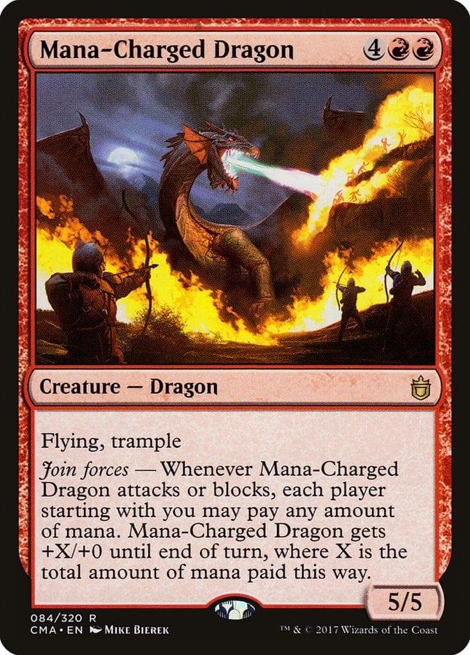 Magic: The Gathering MTG Single Mana-Charged Dragon [Commander Anthology]