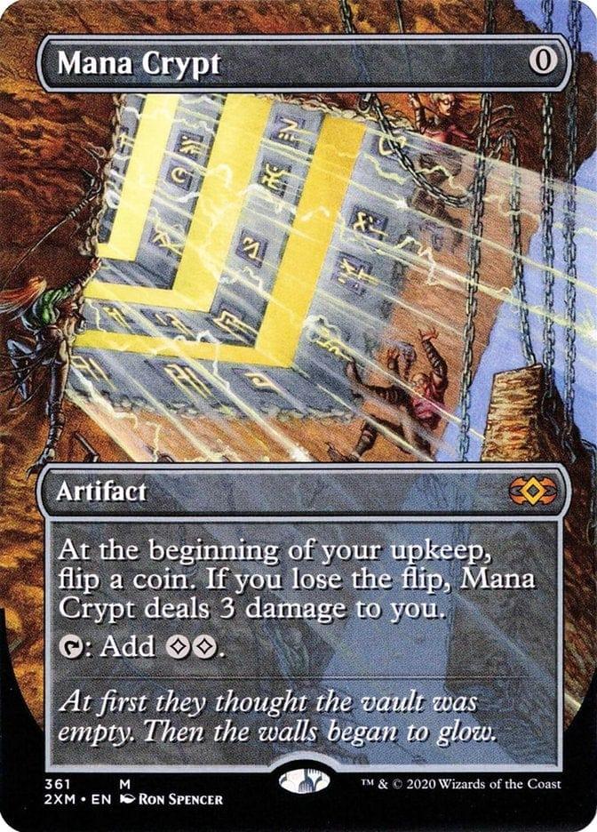 Magic: The Gathering MTG Single Mana Crypt (Toppers) [Double Masters Extended Art]