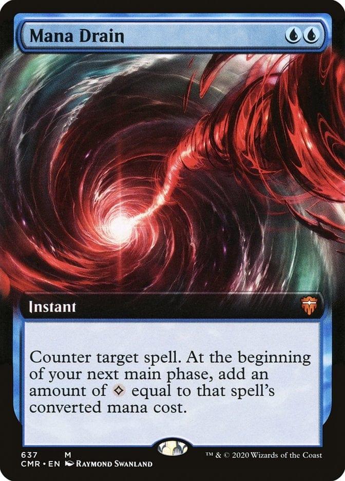 Magic: The Gathering MTG Single Mana Drain (Extended) [Commander Legends Extended]