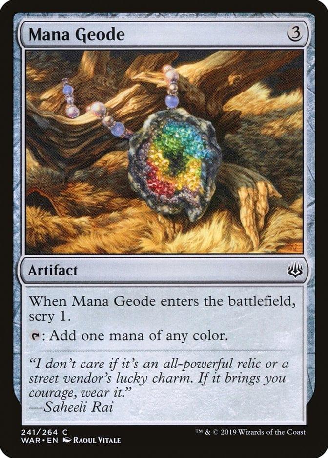 Magic: The Gathering MTG Single Mana Geode [War of the Spark]