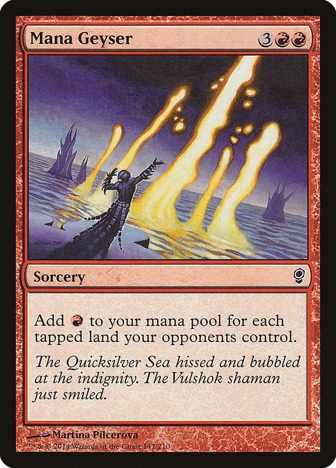 Magic: The Gathering MTG Single Mana Geyser [Conspiracy]