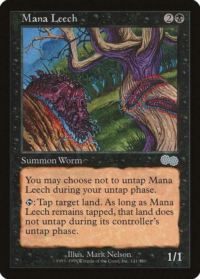 Magic: The Gathering MTG Single Mana Leech [Urza's Saga]