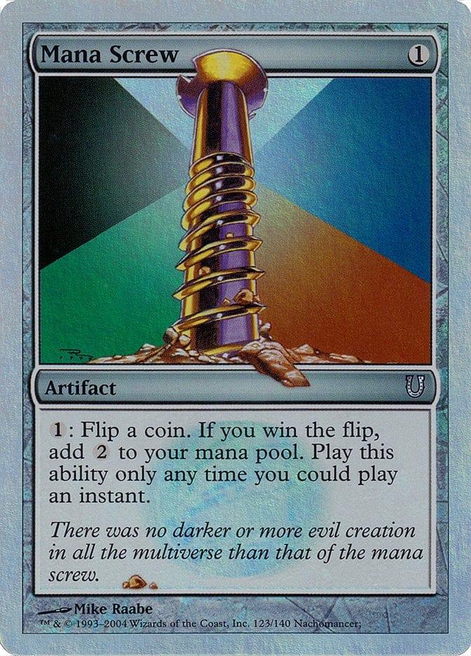 Magic: The Gathering MTG Single Mana Screw [Unhinged]
