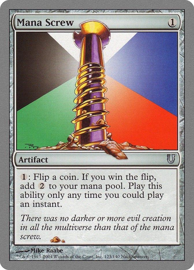 Magic: The Gathering MTG Single Mana Screw [Unhinged]